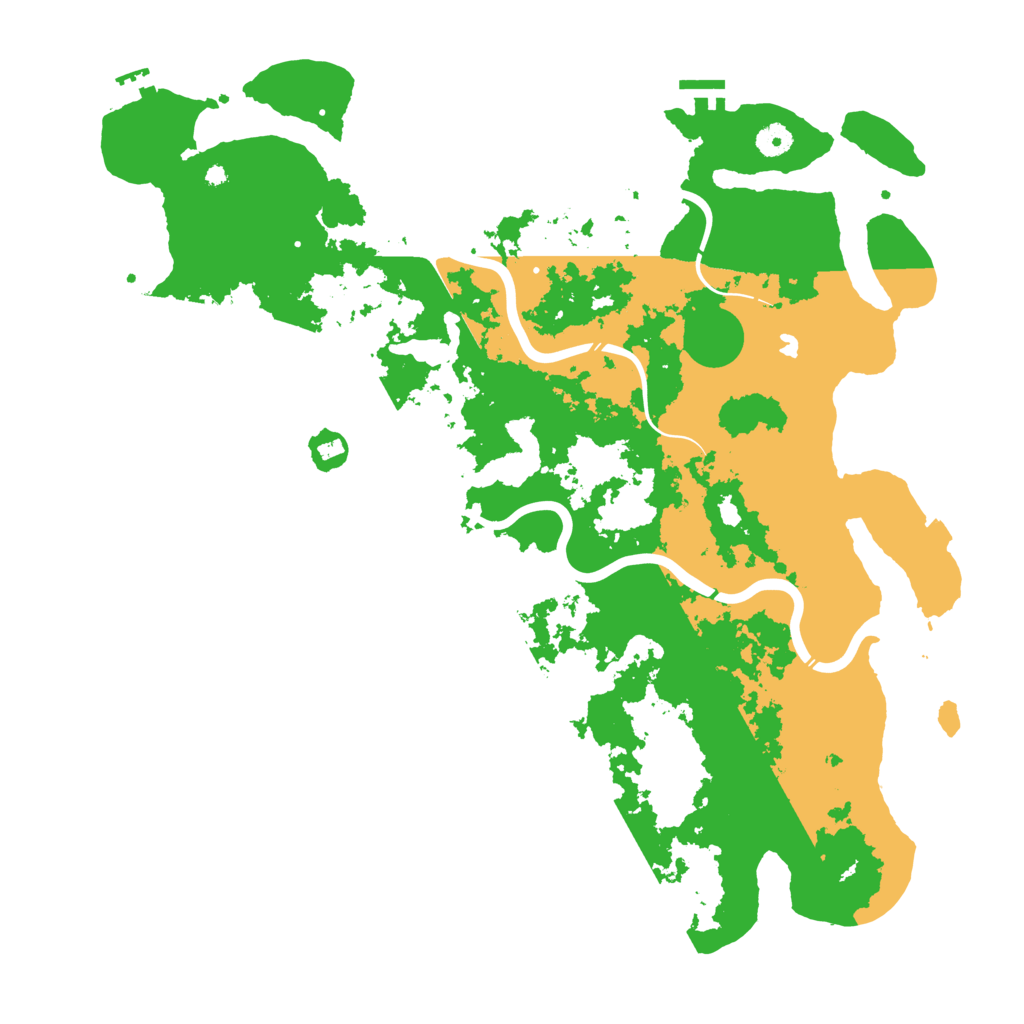 Biome Rust Map: Procedural Map, Size: 4500, Seed: 29814364