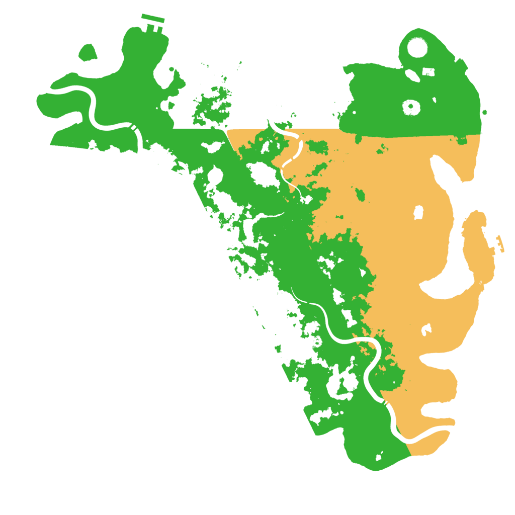 Biome Rust Map: Procedural Map, Size: 4500, Seed: 599926712