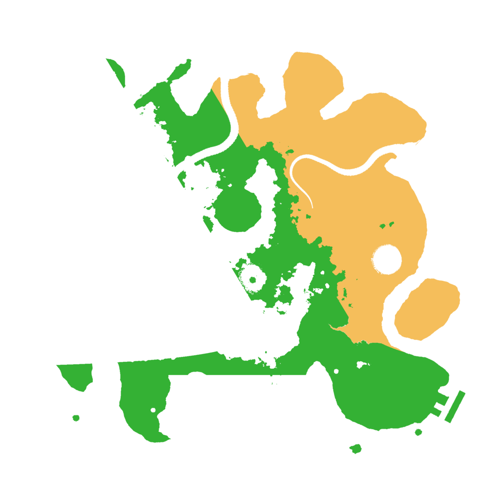 Biome Rust Map: Procedural Map, Size: 3000, Seed: 1831916441