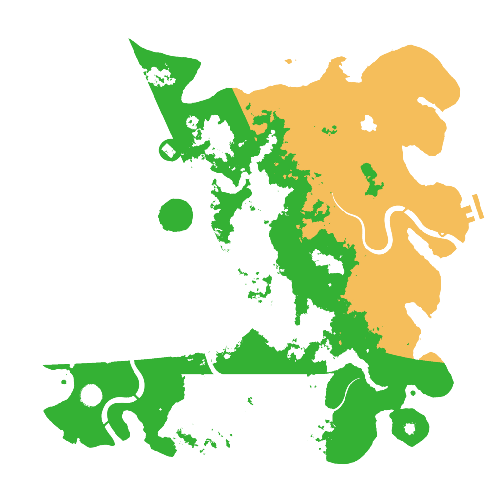 Biome Rust Map: Procedural Map, Size: 4000, Seed: 1238442107