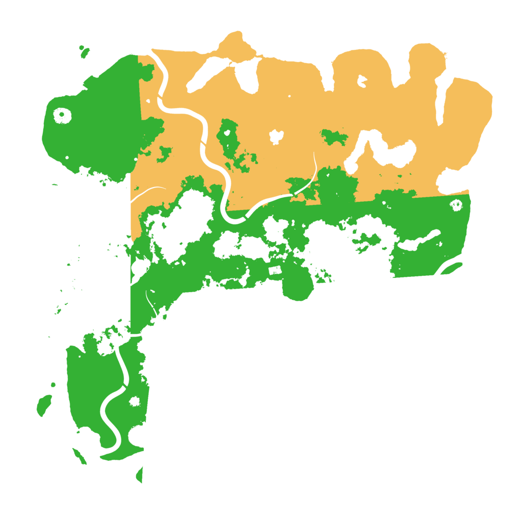 Biome Rust Map: Procedural Map, Size: 4500, Seed: 79283853