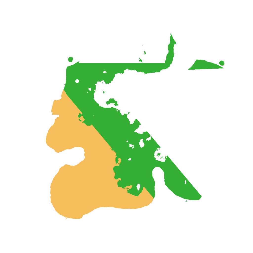 Biome Rust Map: Procedural Map, Size: 2000, Seed: 15161616