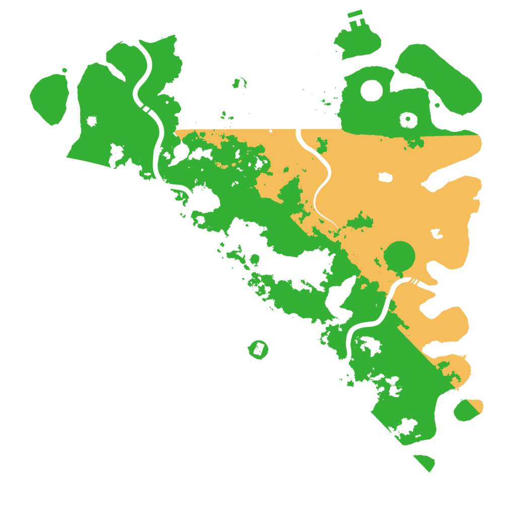 Biome Rust Map: Procedural Map, Size: 4500, Seed: 1909