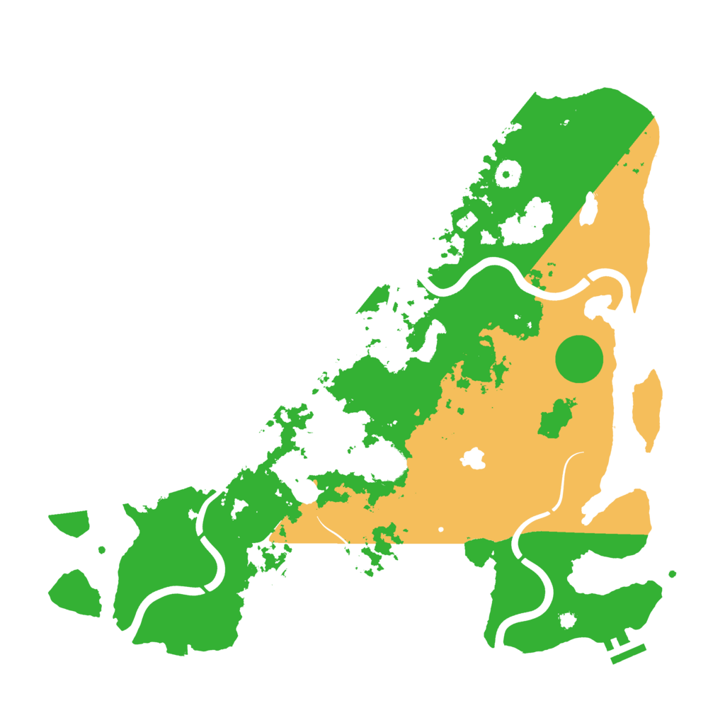 Biome Rust Map: Procedural Map, Size: 4000, Seed: 1544