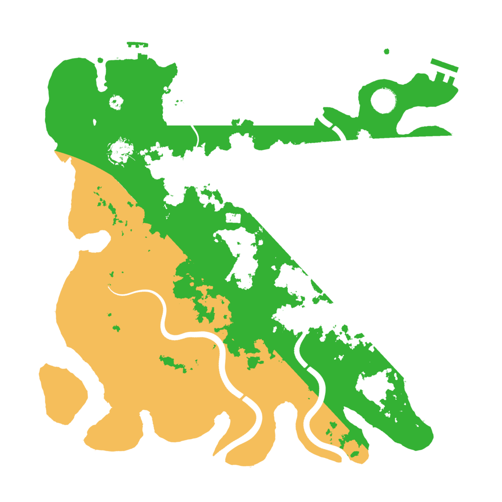 Biome Rust Map: Procedural Map, Size: 3600, Seed: 103900448