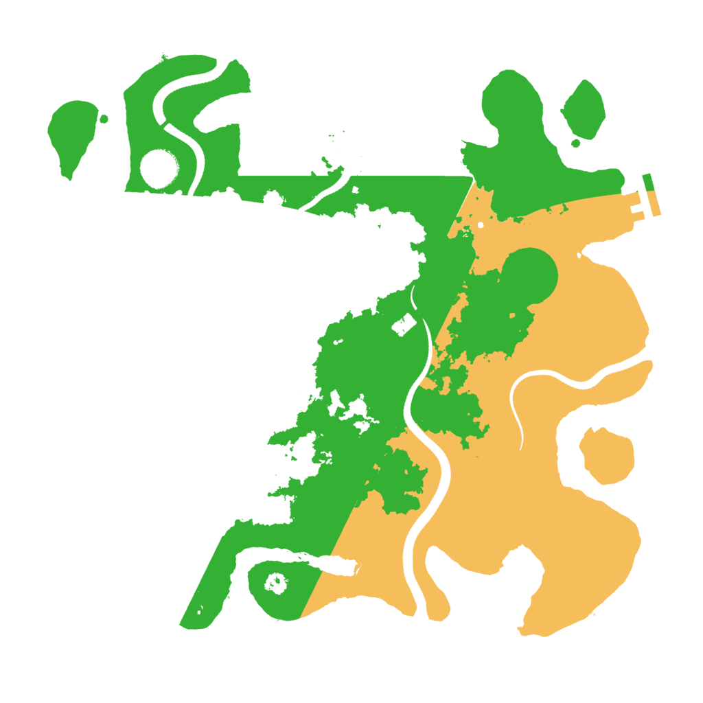 Biome Rust Map: Procedural Map, Size: 3300, Seed: 1051514035