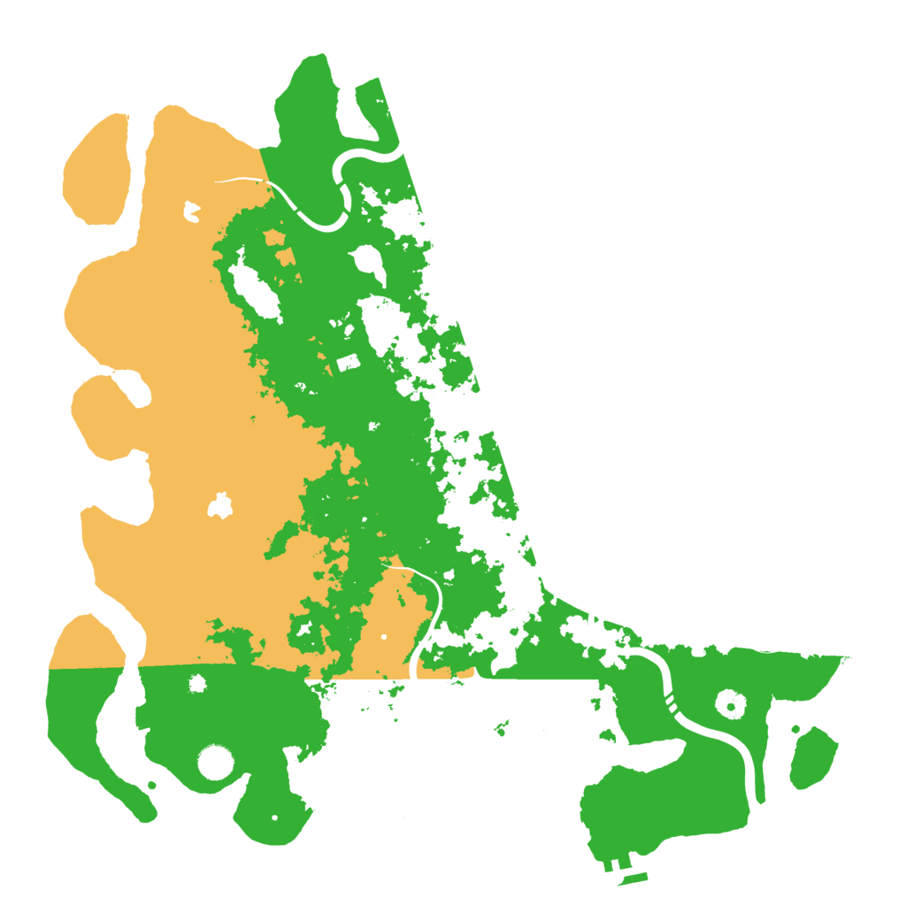 Biome Rust Map: Procedural Map, Size: 4500, Seed: 236583
