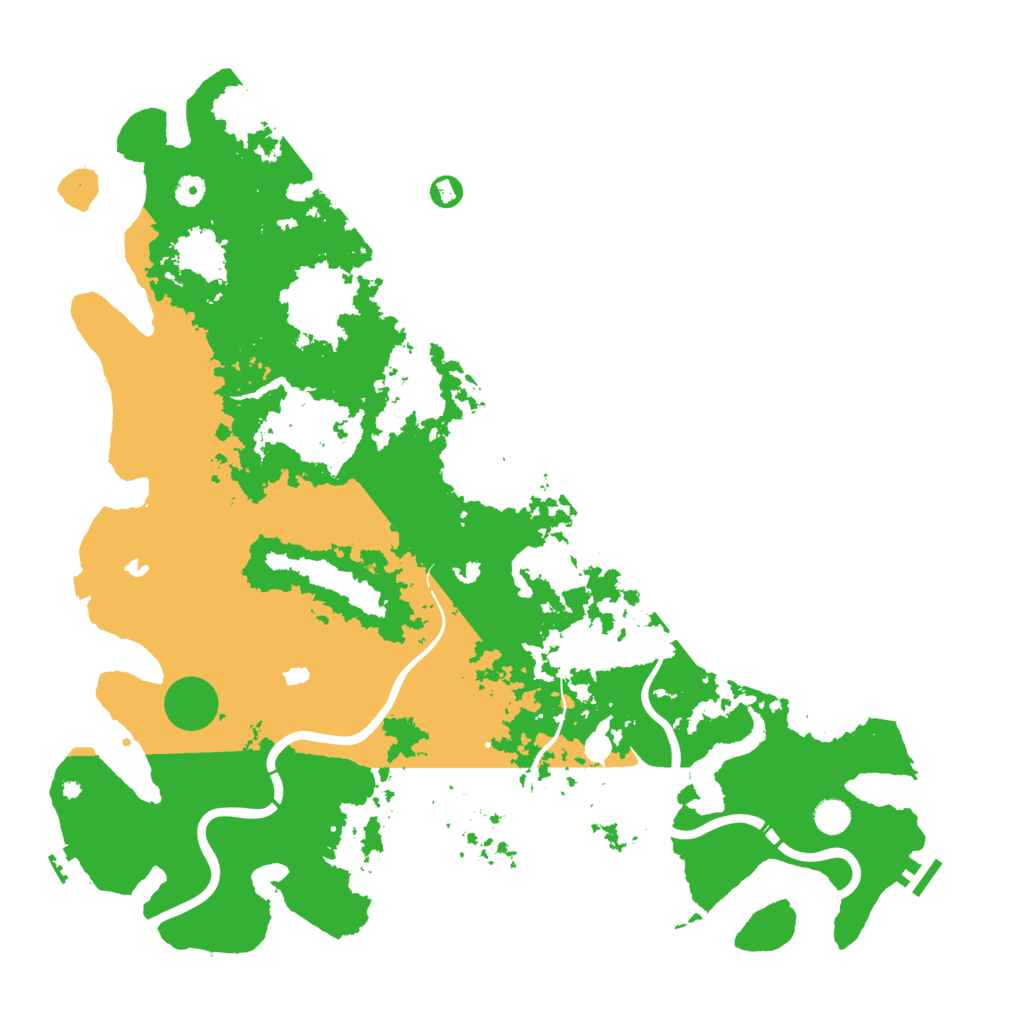 Biome Rust Map: Procedural Map, Size: 5000, Seed: 914369207