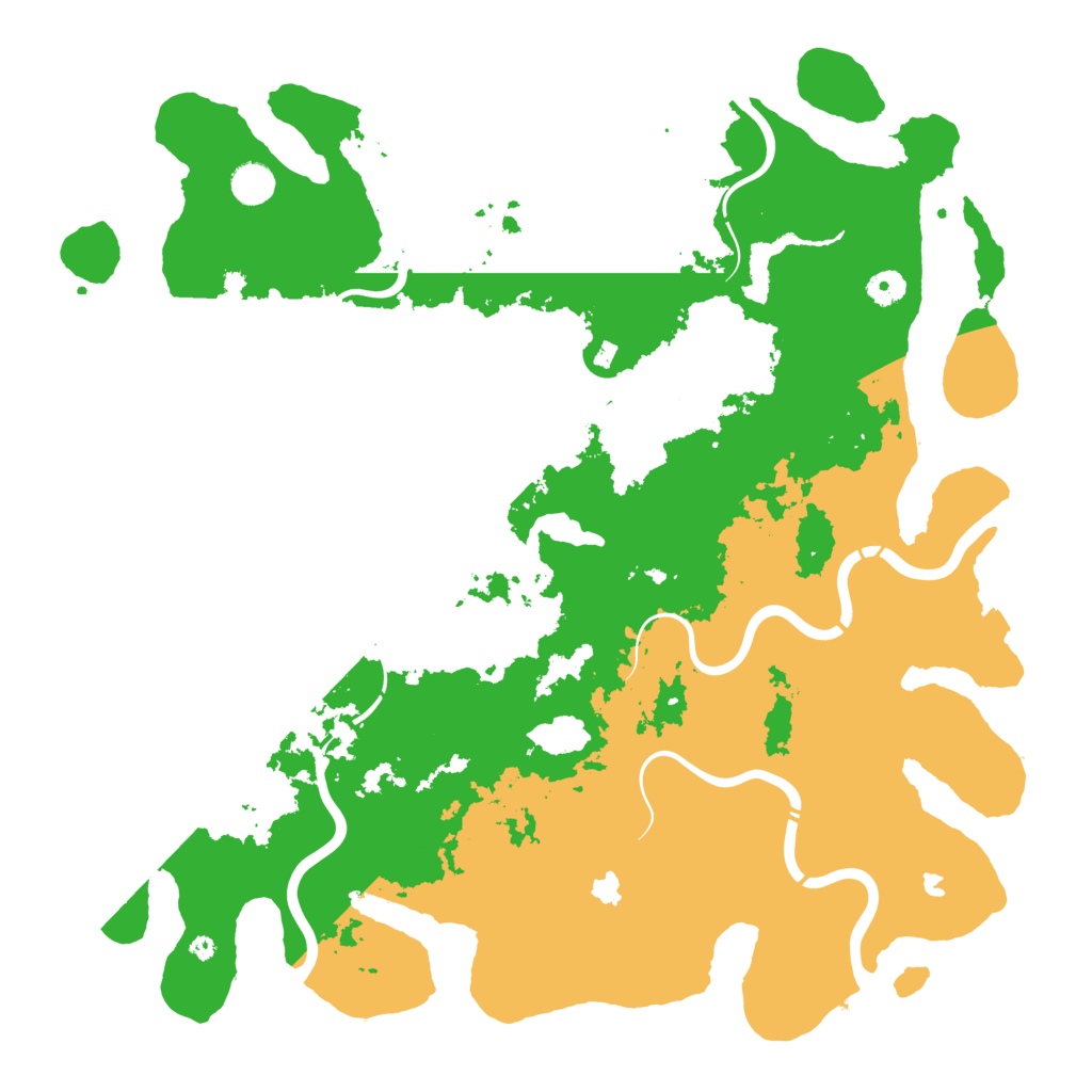 Biome Rust Map: Procedural Map, Size: 4500, Seed: 156299232