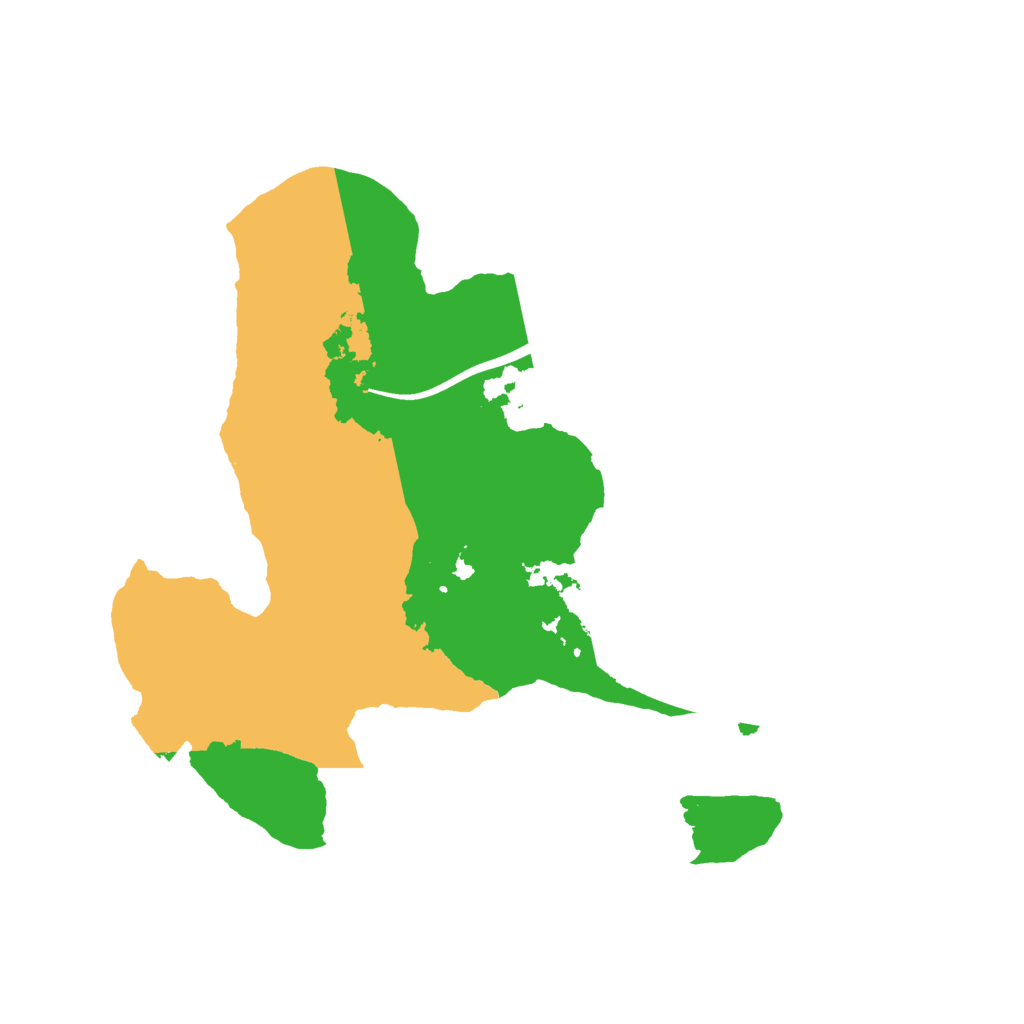 Biome Rust Map: Procedural Map, Size: 2100, Seed: 1503284993