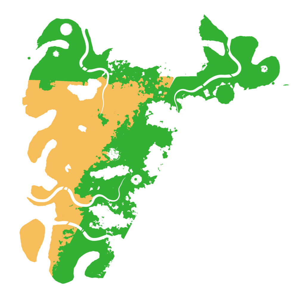 Biome Rust Map: Procedural Map, Size: 4500, Seed: 1821048734