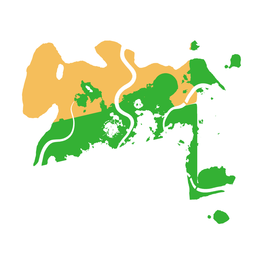 Biome Rust Map: Procedural Map, Size: 3000, Seed: 1643031099