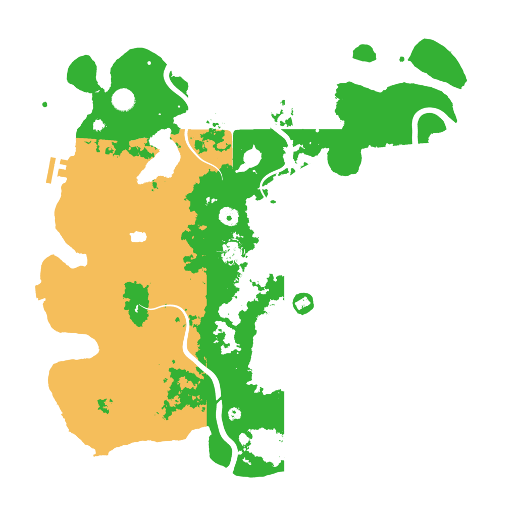 Biome Rust Map: Procedural Map, Size: 4000, Seed: 29322