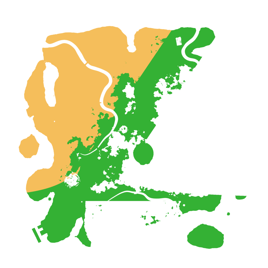 Biome Rust Map: Procedural Map, Size: 3500, Seed: 1179484968