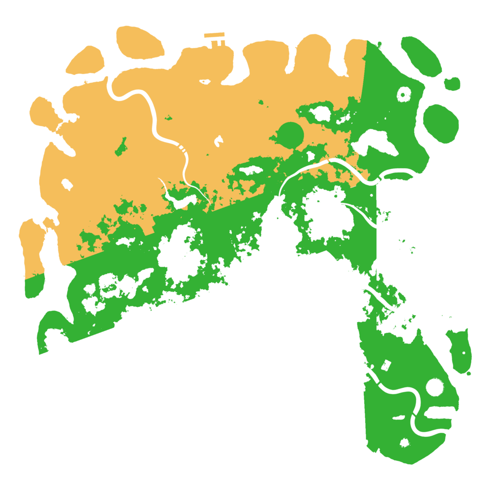 Biome Rust Map: Procedural Map, Size: 5000, Seed: 2027325657