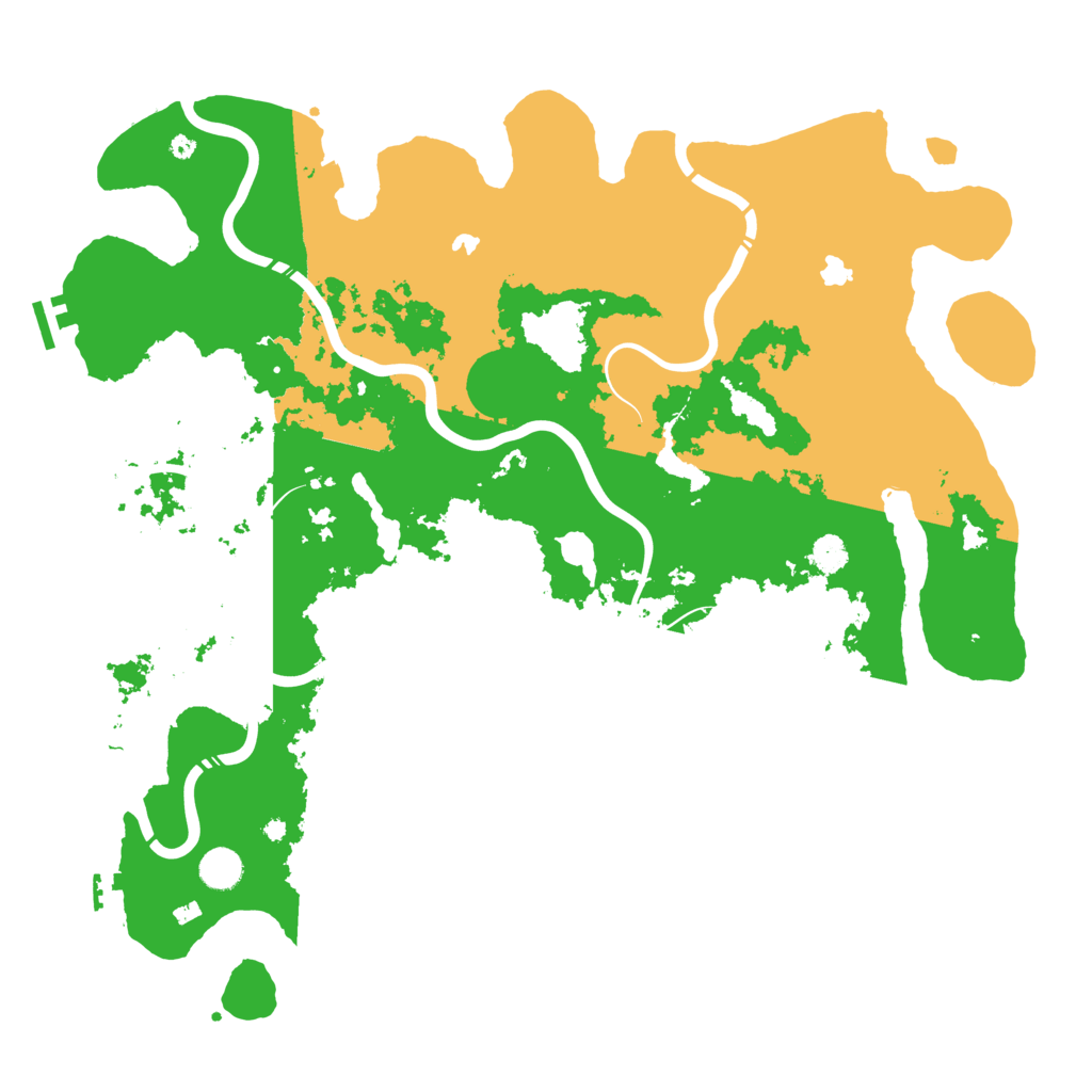 Biome Rust Map: Procedural Map, Size: 4500, Seed: 2052292753