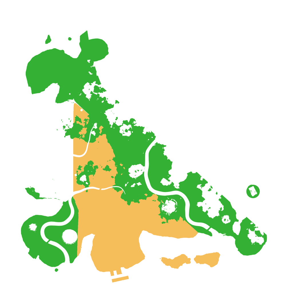 Biome Rust Map: Procedural Map, Size: 3500, Seed: 226850