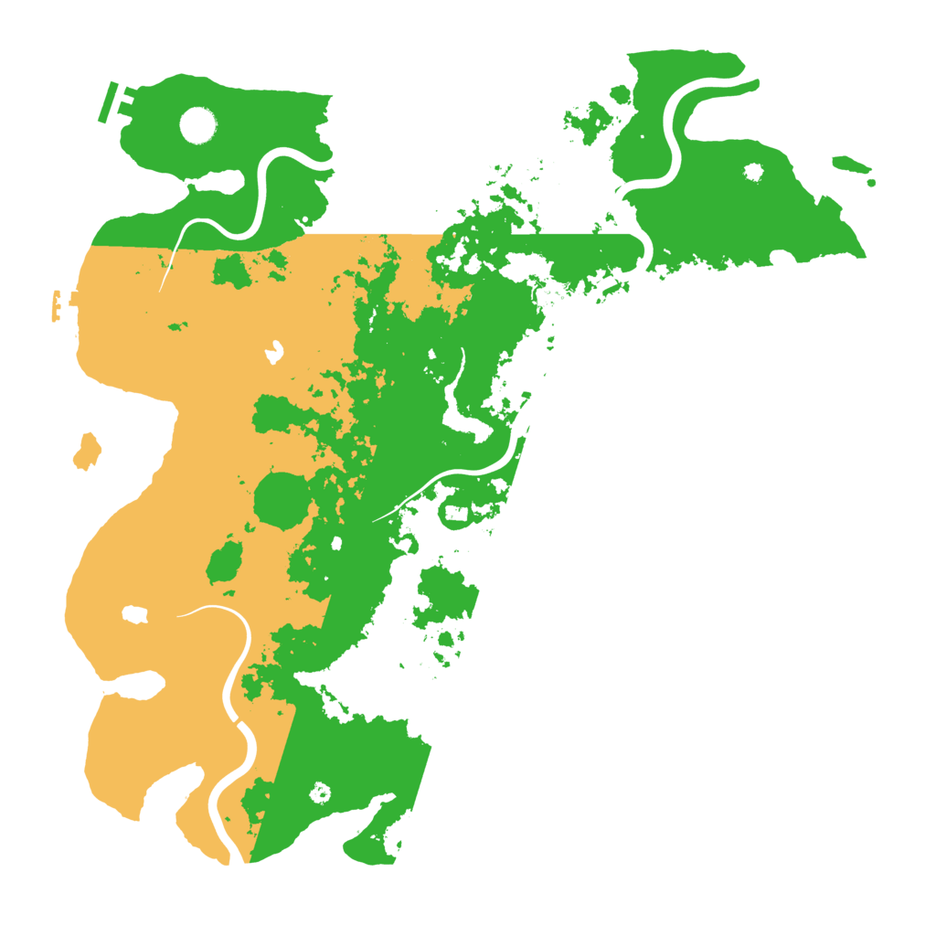 Biome Rust Map: Procedural Map, Size: 4500, Seed: 1564775607