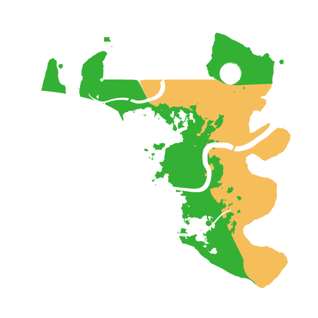 Biome Rust Map: Procedural Map, Size: 2800, Seed: 1071510830
