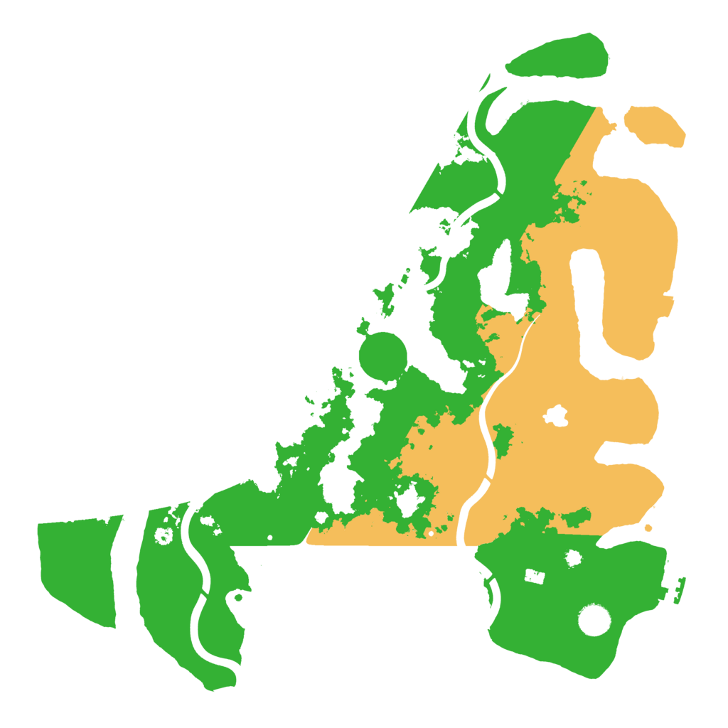 Biome Rust Map: Procedural Map, Size: 4000, Seed: 729085911