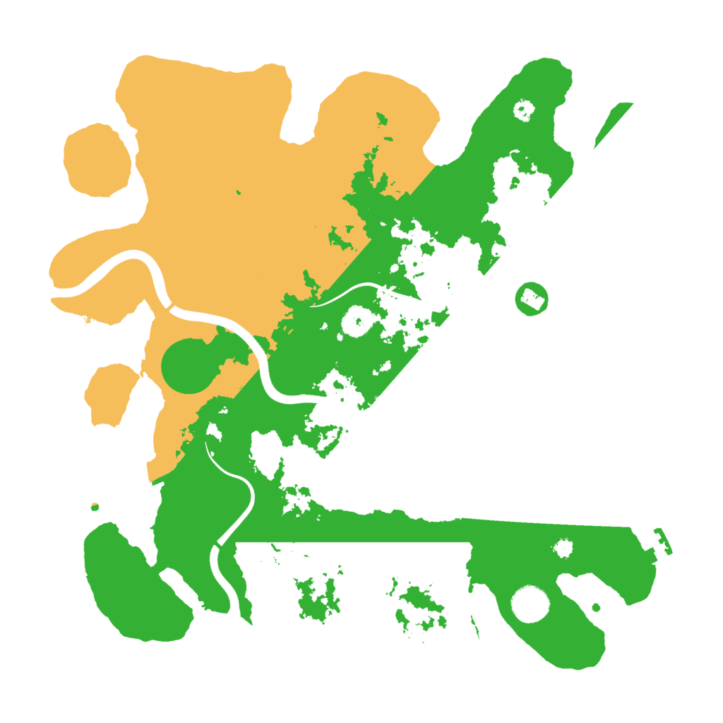 Biome Rust Map: Procedural Map, Size: 3500, Seed: 1398373832