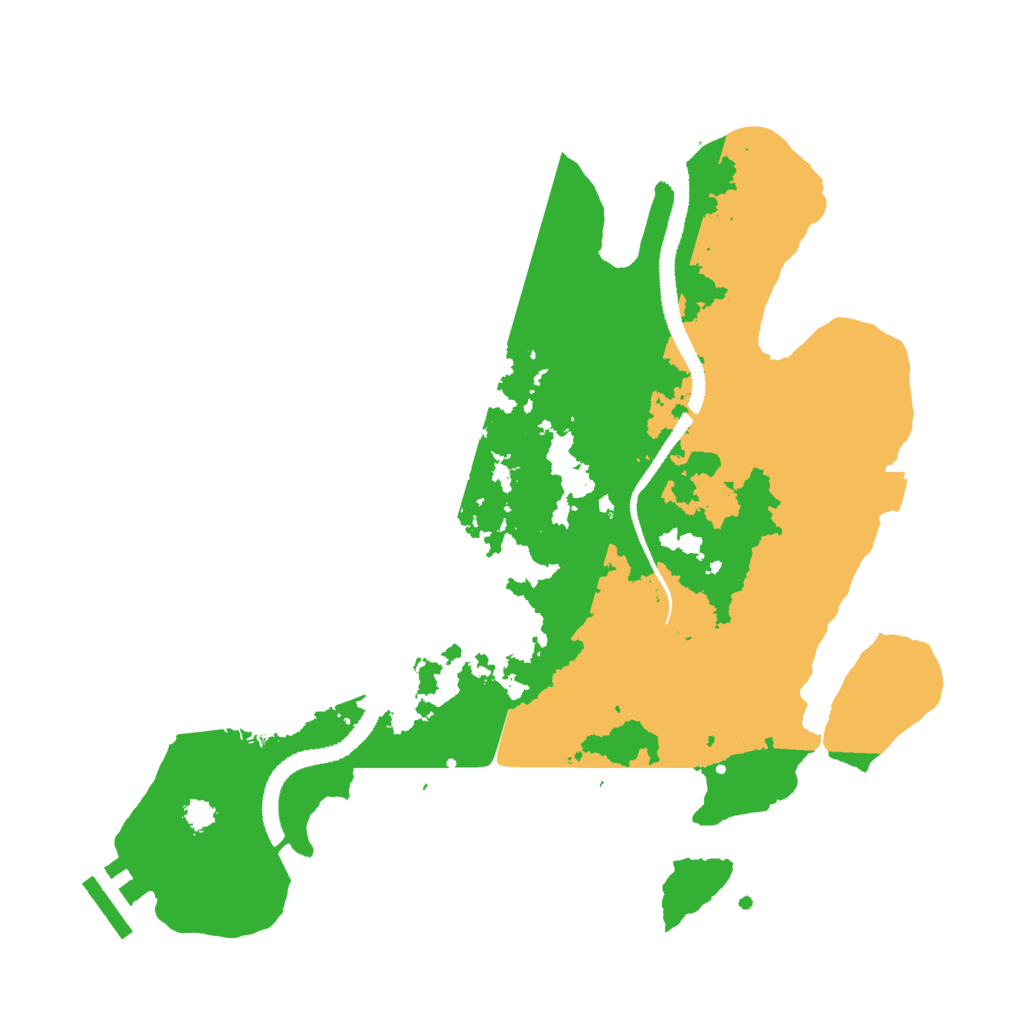 Biome Rust Map: Procedural Map, Size: 3000, Seed: 560320292