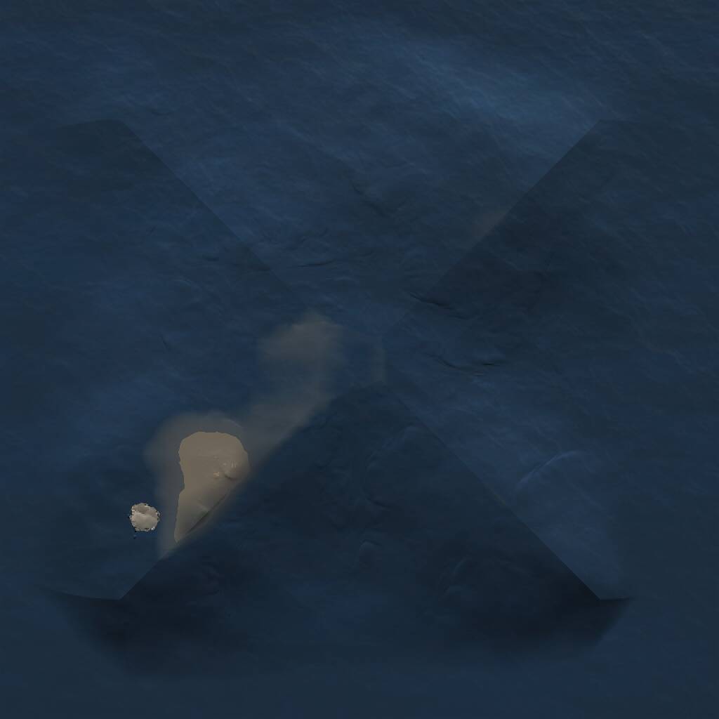Rust Map: Procedural Map, Size: 1000, Seed: 15353564, 1 Monuments