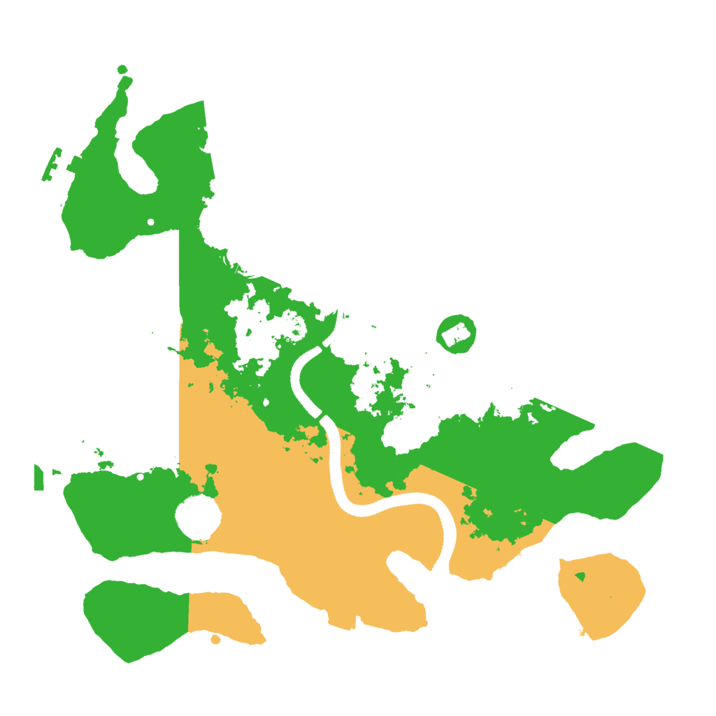 Biome Rust Map: Procedural Map, Size: 3000, Seed: 97639