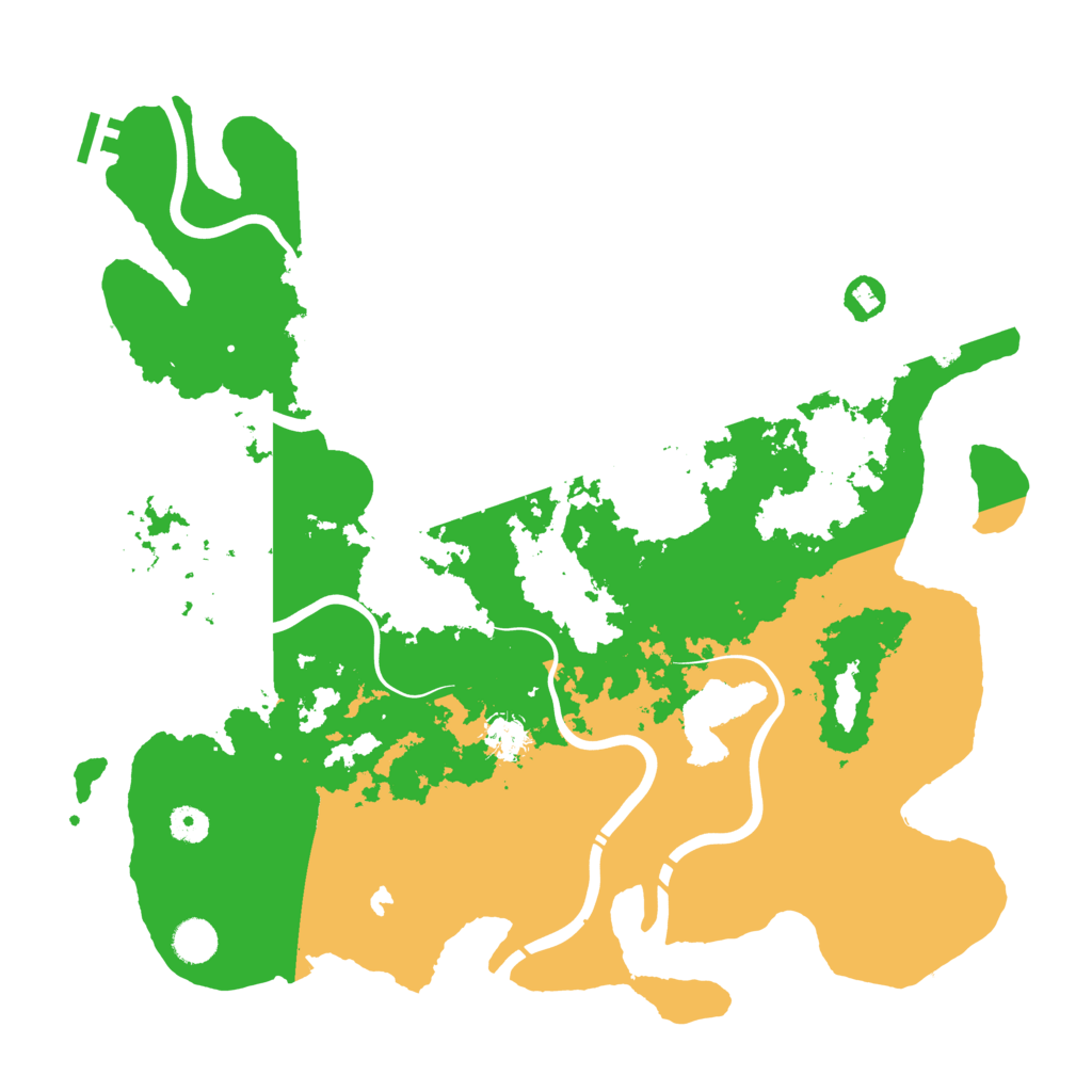 Biome Rust Map: Procedural Map, Size: 4300, Seed: 321441