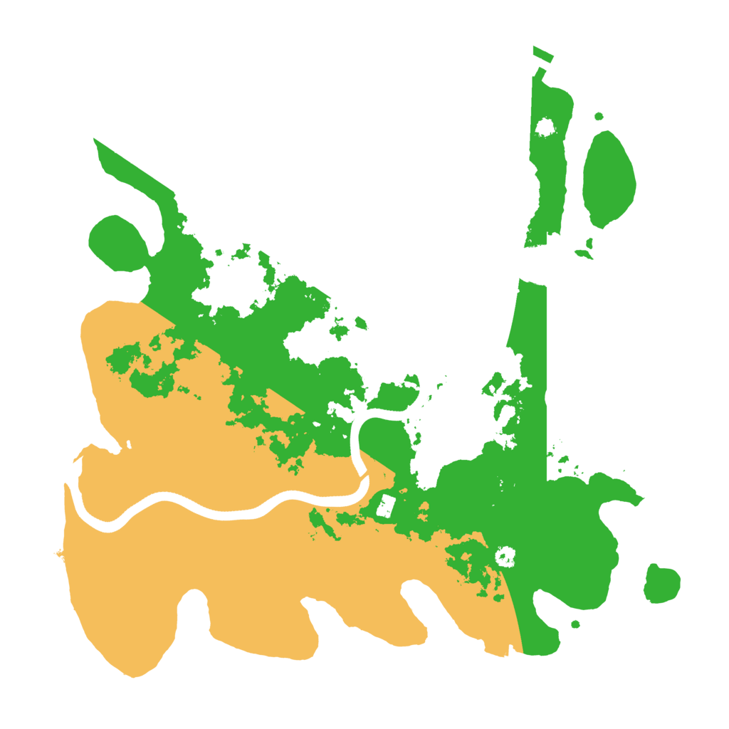 Biome Rust Map: Procedural Map, Size: 3500, Seed: 9586156