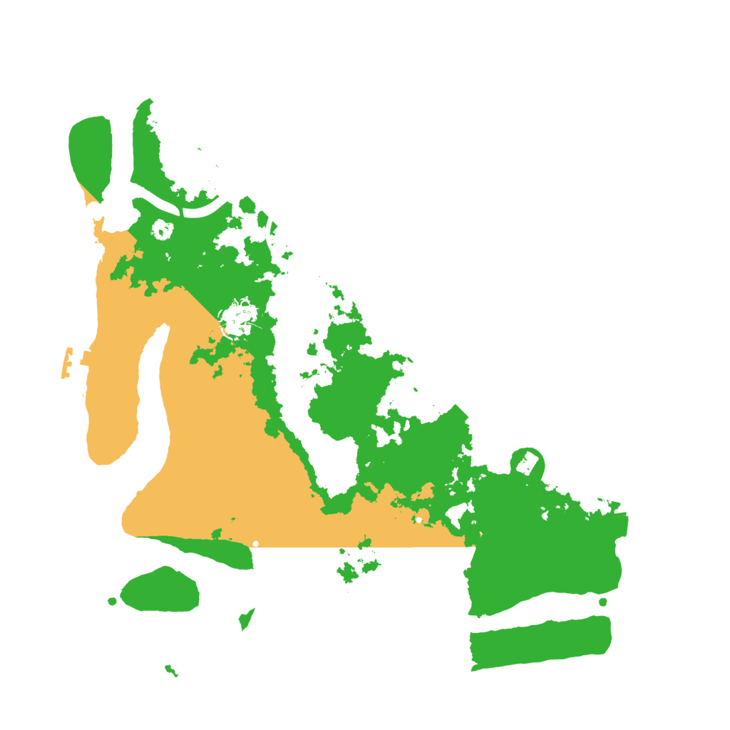 Biome Rust Map: Procedural Map, Size: 3500, Seed: 306495097