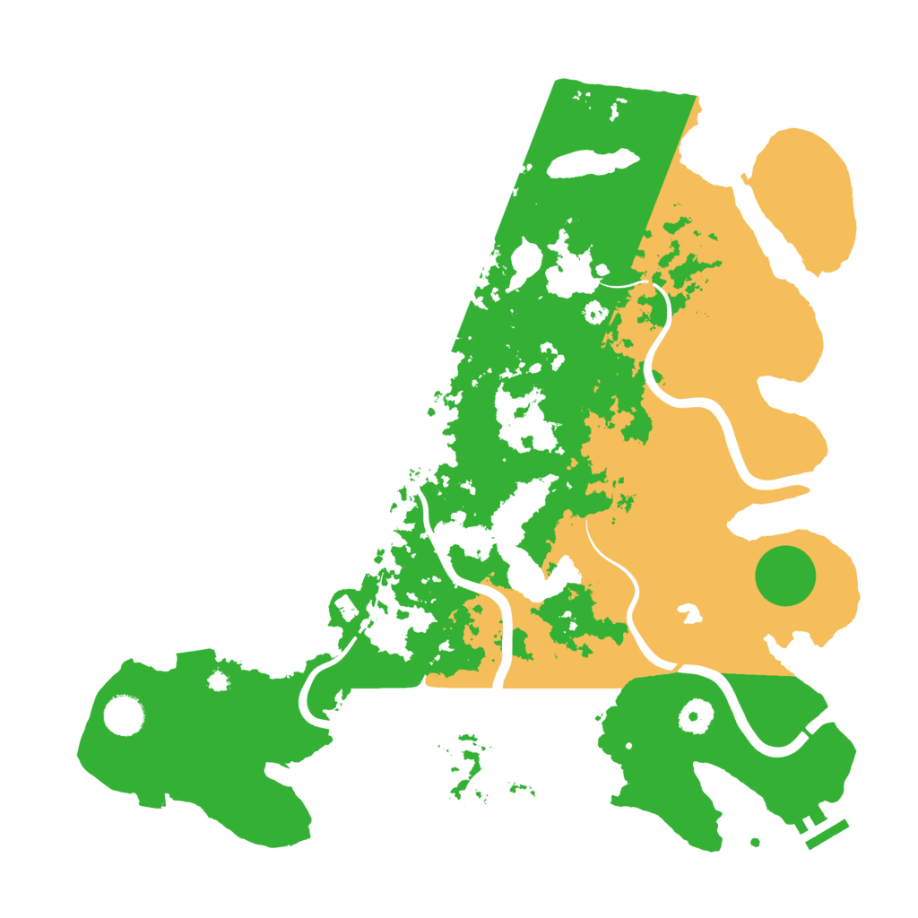 Biome Rust Map: Procedural Map, Size: 4000, Seed: 64345