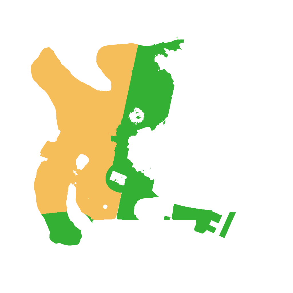 Biome Rust Map: Procedural Map, Size: 2000, Seed: 323778323