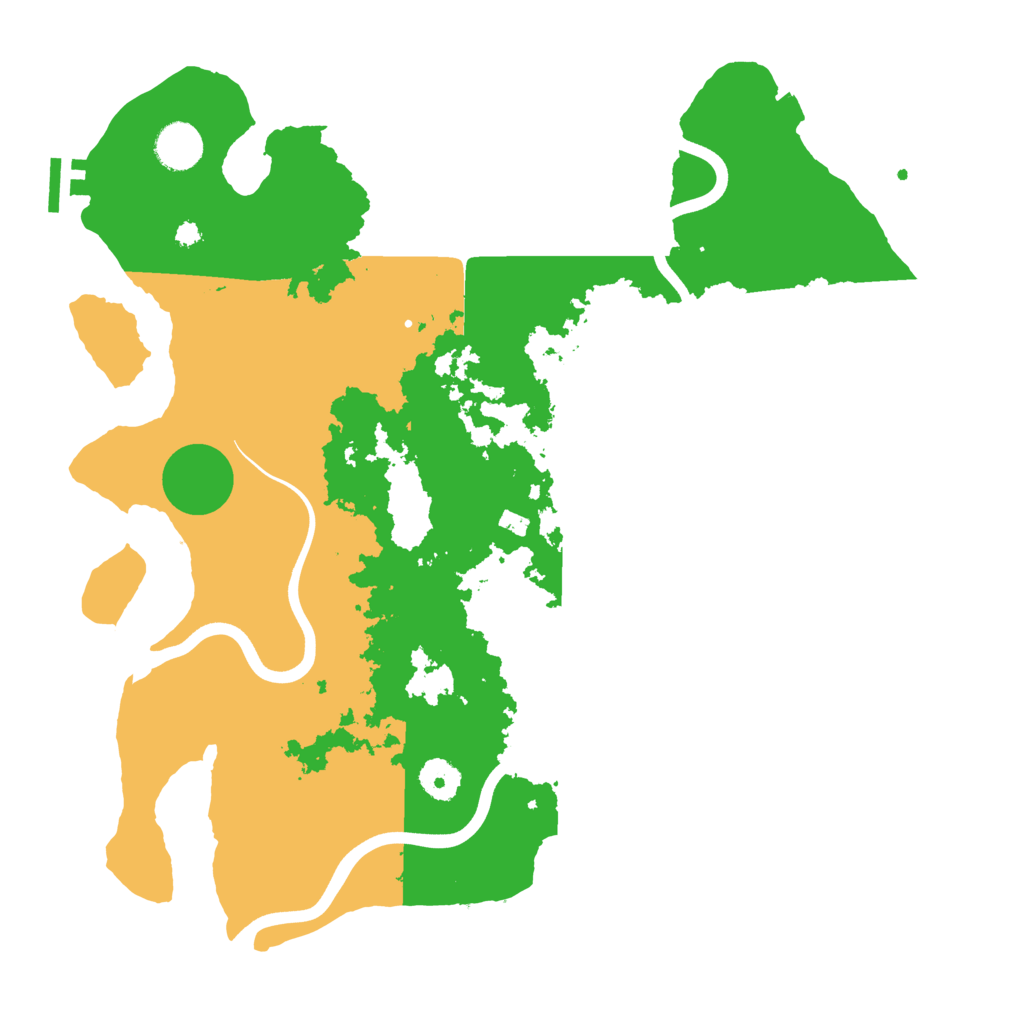 Biome Rust Map: Procedural Map, Size: 3800, Seed: 1755842404