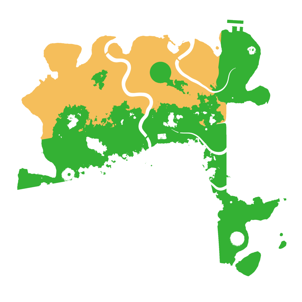 Biome Rust Map: Procedural Map, Size: 3750, Seed: 1868646524