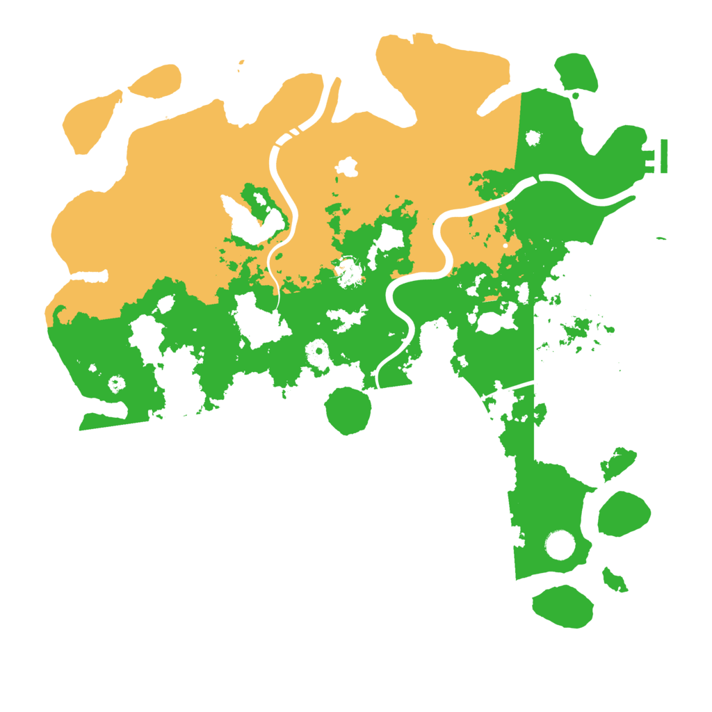 Biome Rust Map: Procedural Map, Size: 4250, Seed: 728773552