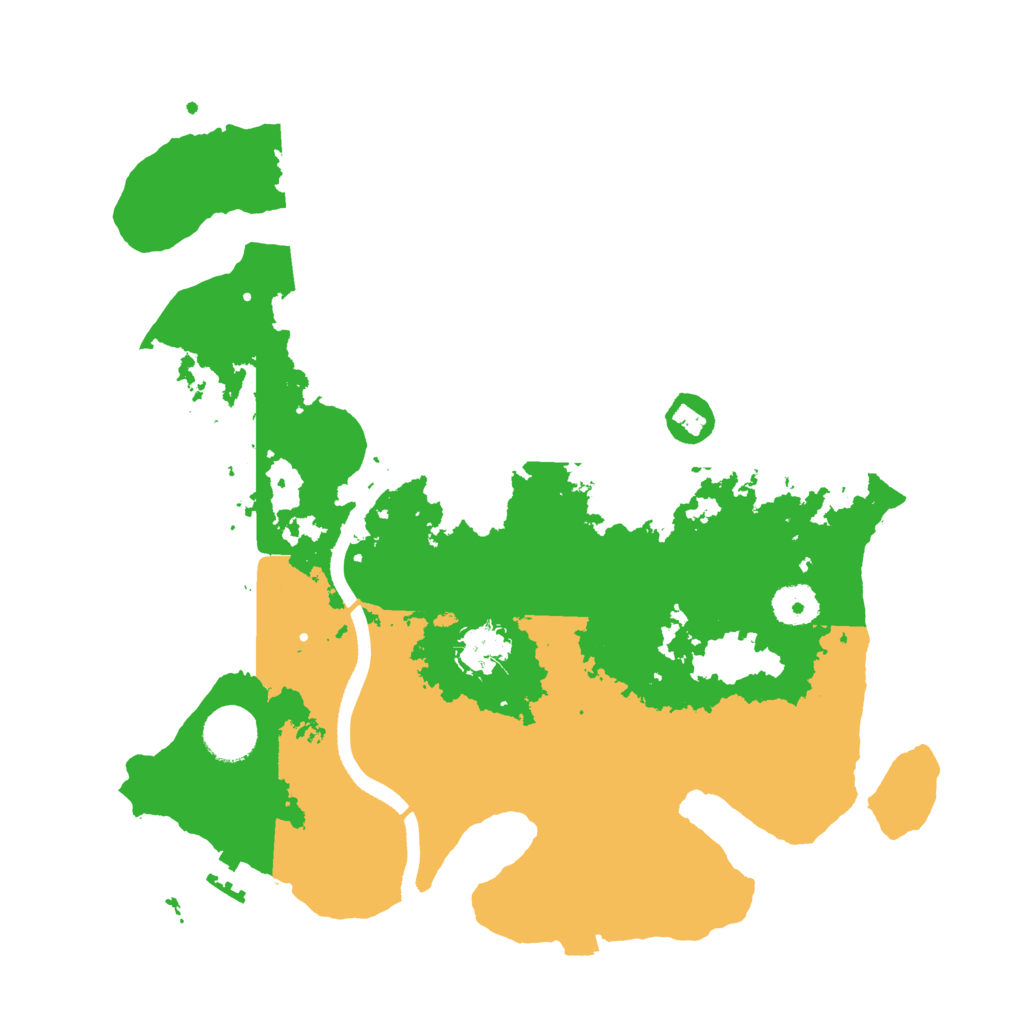 Biome Rust Map: Procedural Map, Size: 3500, Seed: 594308321