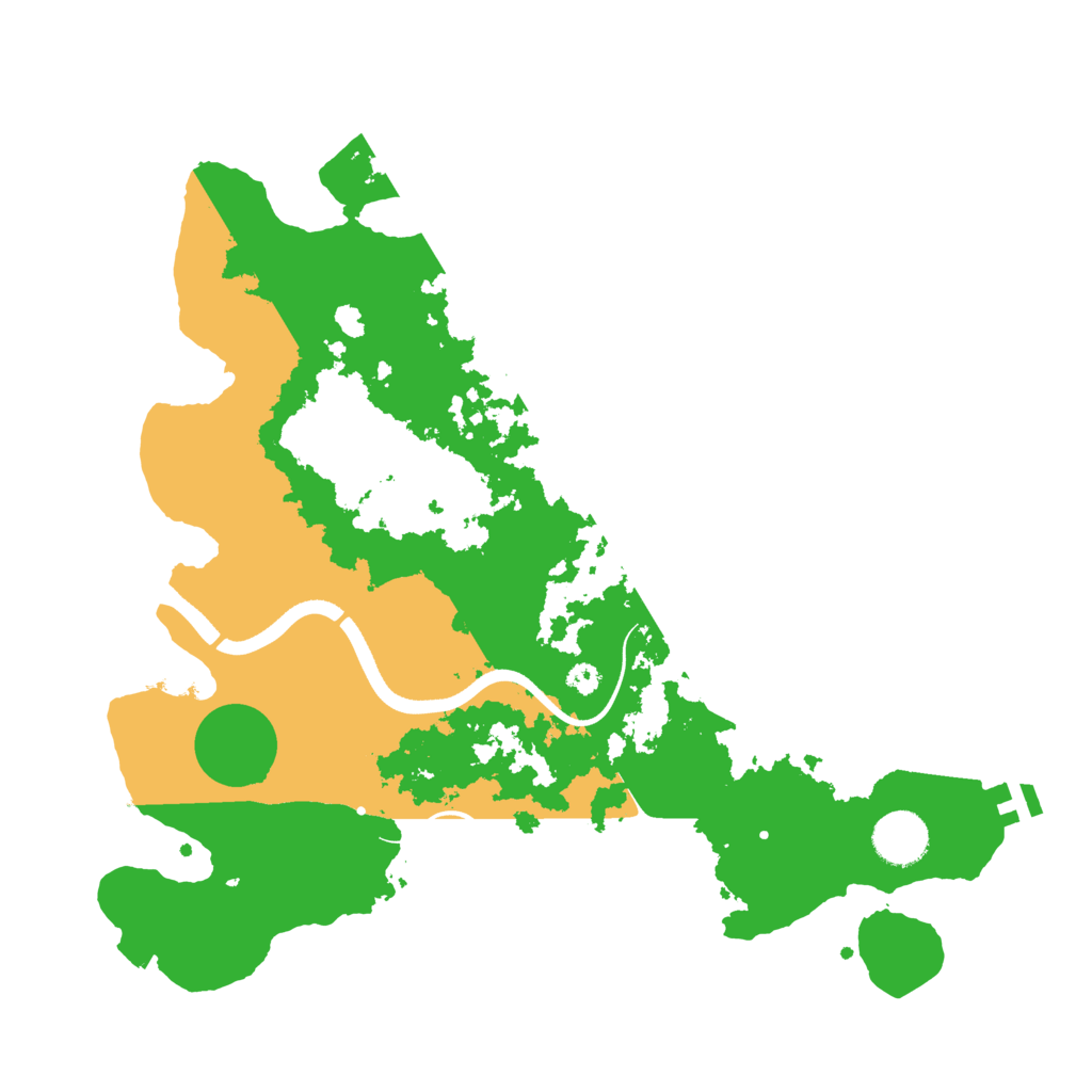 Biome Rust Map: Procedural Map, Size: 3500, Seed: 50321