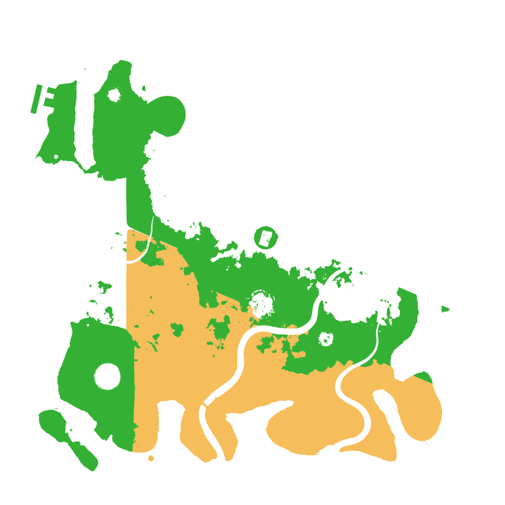 Biome Rust Map: Procedural Map, Size: 3500, Seed: 1074204337