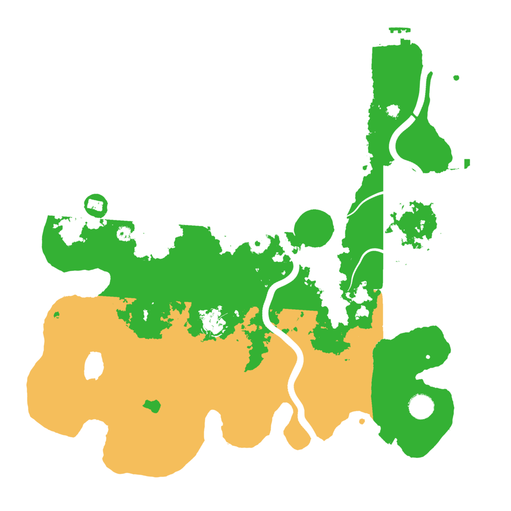 Biome Rust Map: Procedural Map, Size: 3600, Seed: 1984856255