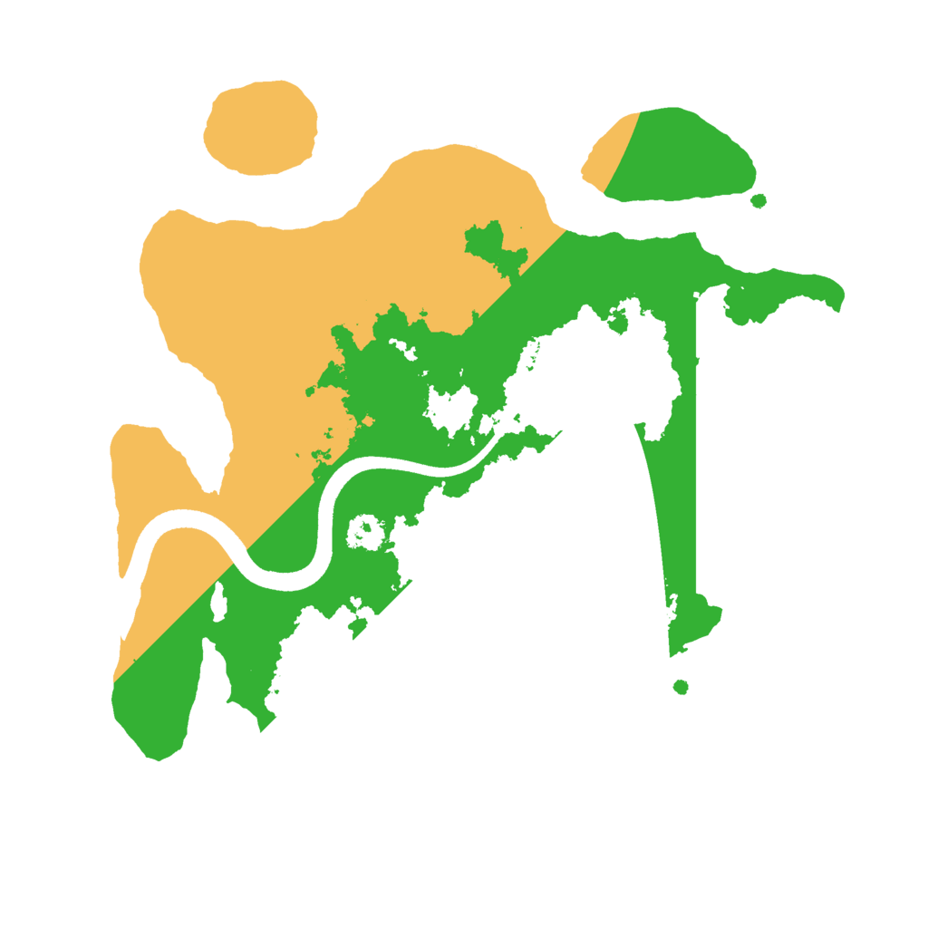 Biome Rust Map: Procedural Map, Size: 2500, Seed: 1710273430