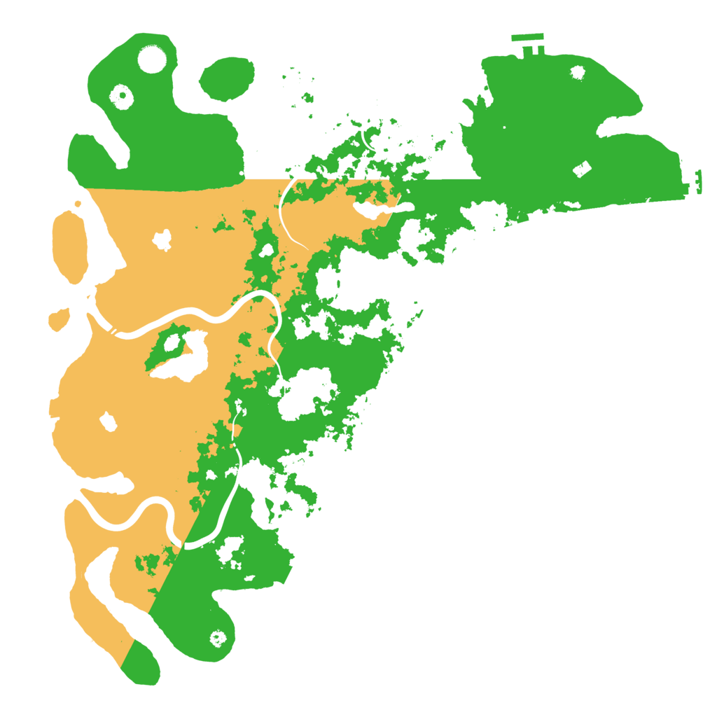 Biome Rust Map: Procedural Map, Size: 4500, Seed: 311583390