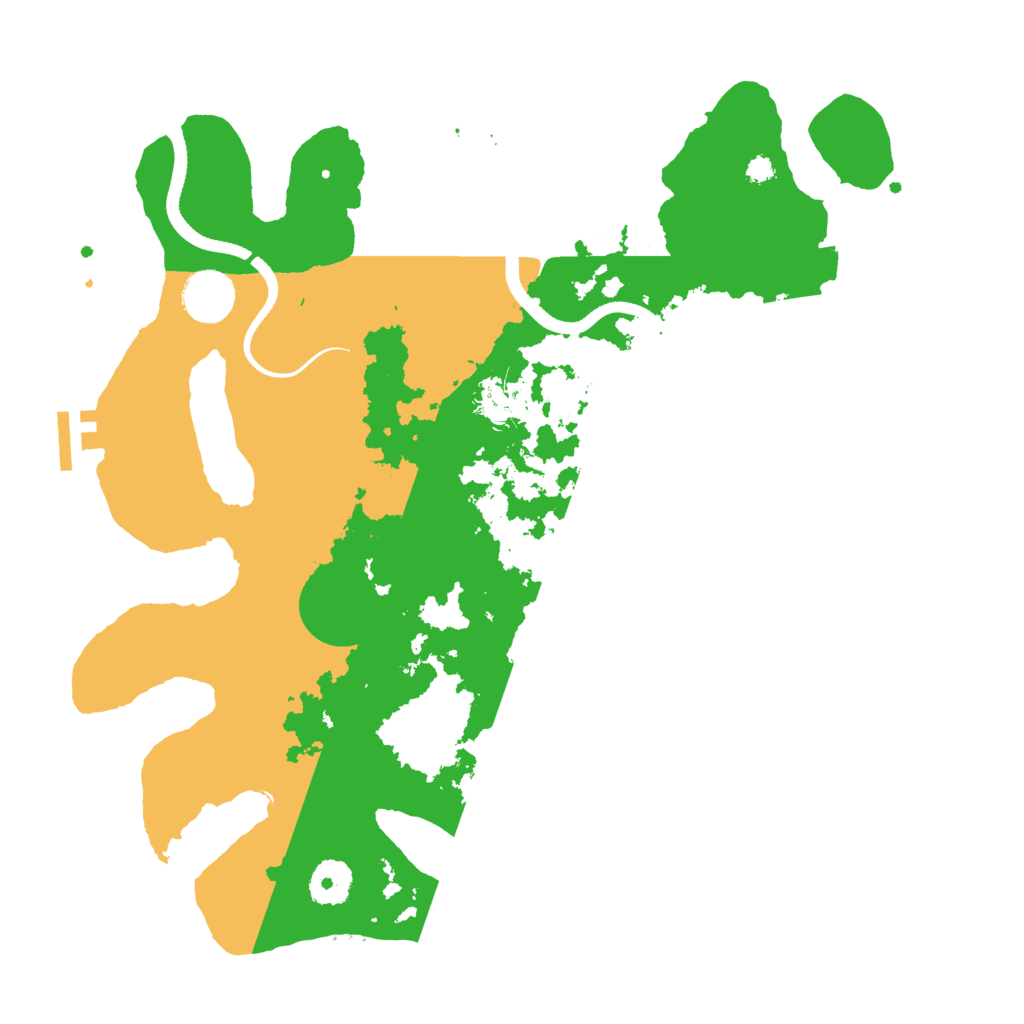Biome Rust Map: Procedural Map, Size: 3500, Seed: 1440