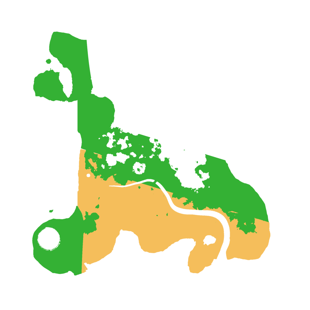 Biome Rust Map: Procedural Map, Size: 2500, Seed: 900969203
