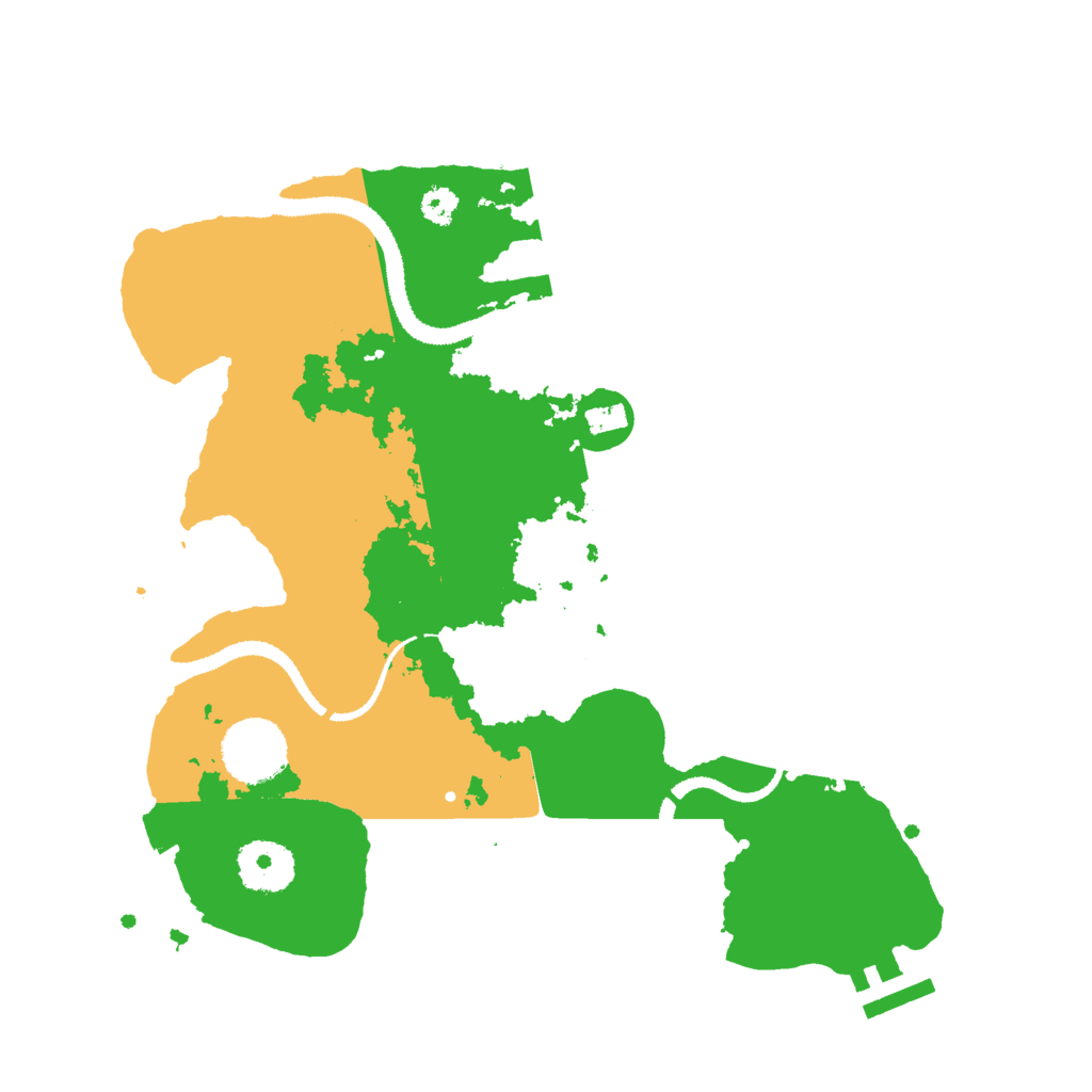 Biome Rust Map: Procedural Map, Size: 3000, Seed: 24213