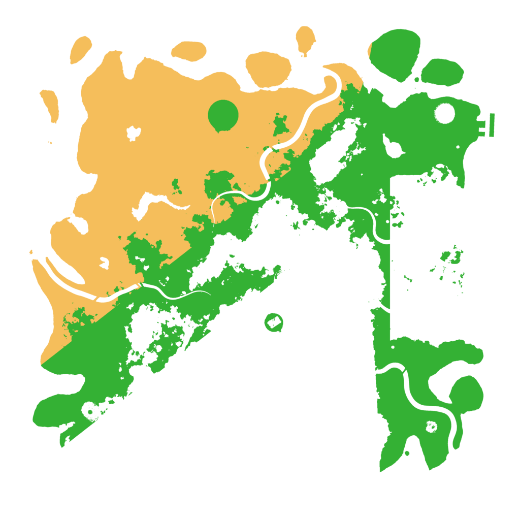 Biome Rust Map: Procedural Map, Size: 4500, Seed: 469546554