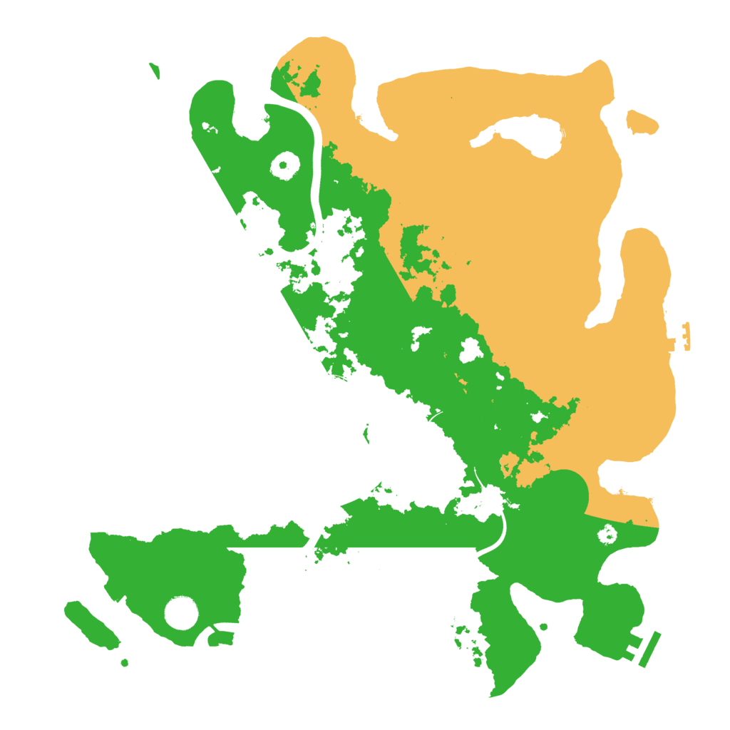 Biome Rust Map: Procedural Map, Size: 3900, Seed: 145214