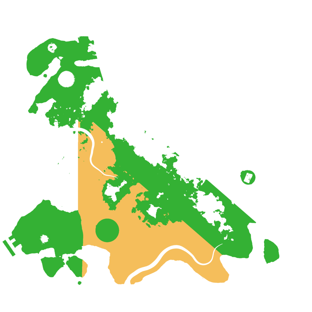 Biome Rust Map: Procedural Map, Size: 3500, Seed: 657874694