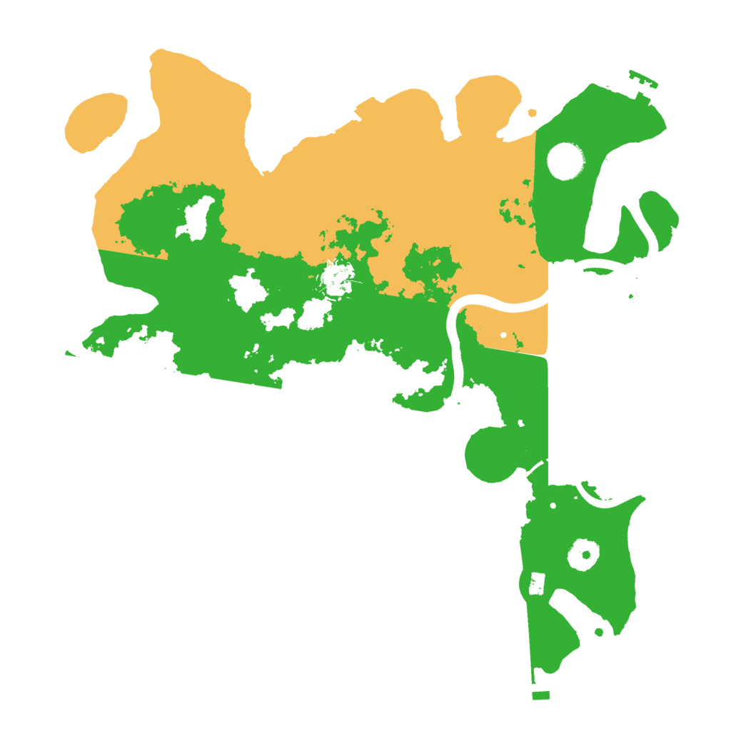 Biome Rust Map: Procedural Map, Size: 3500, Seed: 1935066274