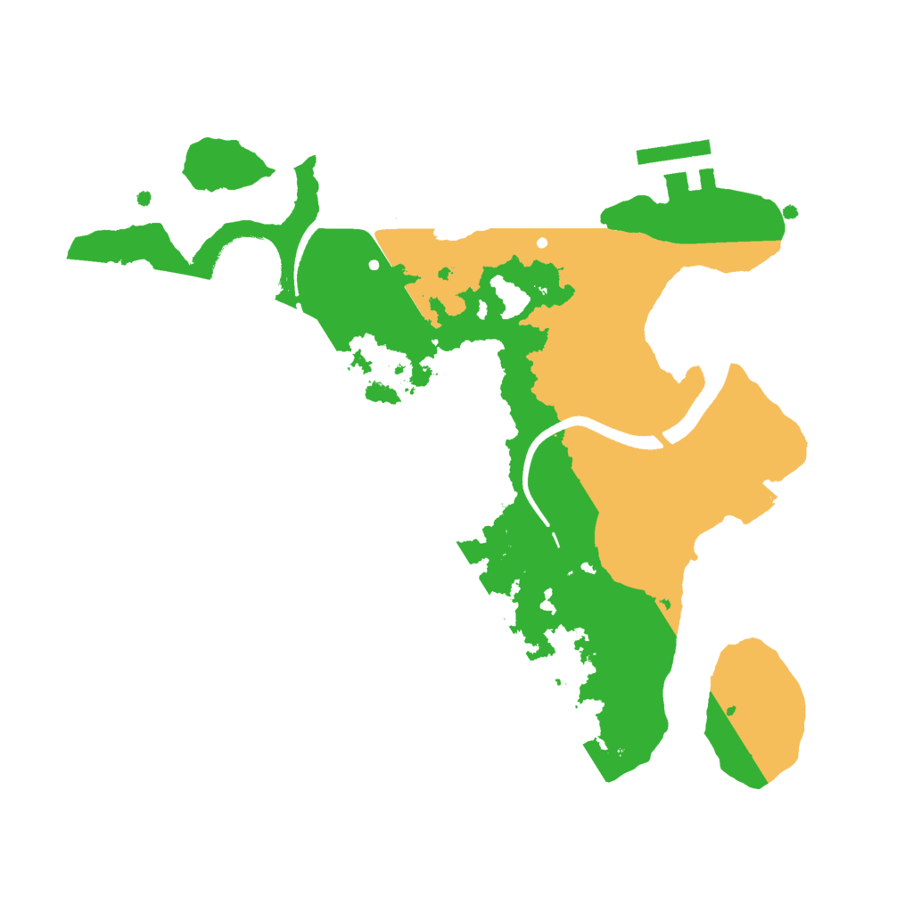 Biome Rust Map: Procedural Map, Size: 2500, Seed: 1726890678